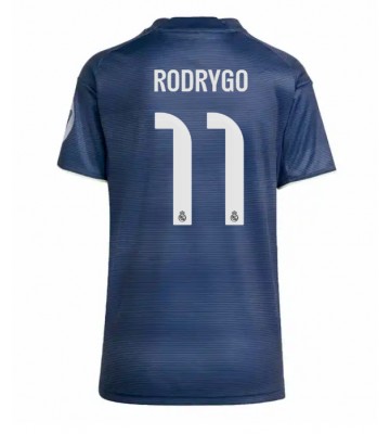 Real Madrid Rodrygo Goes #11 Replik Auswärtstrikot Damen 2025-26 Kurzarm